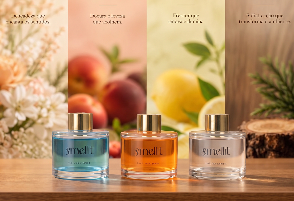 Produto Smellit em ambiente