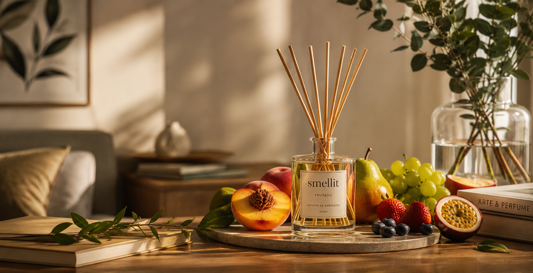 Ambiente com fragrância frutada